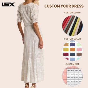 Vestido <span class=keywords><strong>de</strong></span> Fiesta Personalizado con Logotipo, <span class=keywords><strong>de</strong></span> Seda, Manga Corta, Estilo Boho, Halter, Verano, Y2K, Dulce, Estilo Occidental, Tropical, con Puntos, para Vacaciones, Talla Única, Lavable - Product Image 2