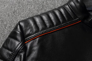 Réparations de lisière à la mode de créateur personnalisé Manteaux surdimensionnés doublés en couverture avec fermeture éclair en coton pour travaux ménagers Vestes en jean vintage pour hommes - Product Image 5