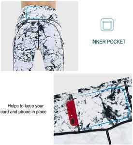 Leggings pour femmes avec logo personnalisé multi-poches Design de mode Leggings pour femmes Sport Fitness Yoga Fitness Sports Yoga Legging - Product Image 3