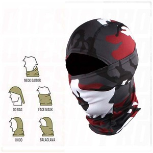 Balaclava unisexe entièrement personnalisable, couvre-visage intégral, imprimé camouflage, respirant, imperméable, masque de sport d'extérieur, taille adulte 54-56 cm - Product Image 5