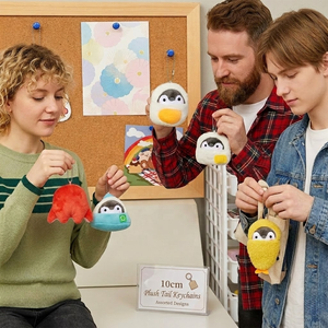 Aika - Colgante <span class=keywords><strong>de</strong></span> Peluche <span class=keywords><strong>de</strong></span> Pingüino para Bolsos, Caja Sorpresa Surtida, Colgante <span class=keywords><strong>de</strong></span> Animal Gacha - Product Image 1