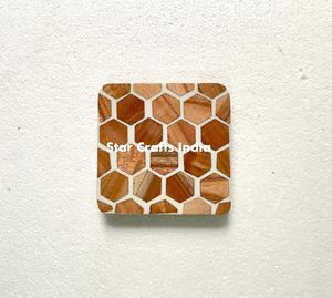 Nuevo posavasos de madera y resina, suministro de fábrica, Cuadrado redondo, nogal, haya, cerveza personalizada, bebida, impresión, logotipo grabado, posavasos de madera - Product Image 4