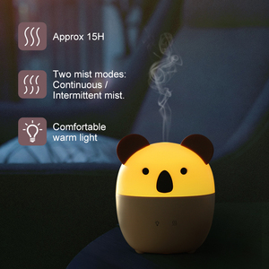 Difusores de aceites esenciales de 160ml, difusores de aromaterapia de dibujos animados para bebés, <span class=keywords><strong>humidificador</strong></span> de niebla fría con USB, apagado automático sin agua - Product Image 5