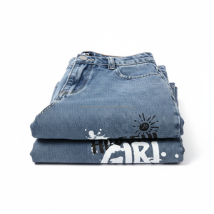 Pantalones Vaqueros Anchos Estilo Y2K, Estampado de Grafiti de Dibujos Animados, Estilo Urbano, Pantalones Cargo Holgados para Hombre con Bolsillos - Product Image 6
