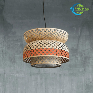 Essence vietnamienne dans l'éclairage: LUSTRES DE LANTERNE EN BAMBOU EN ROTIN pour chaque décoration d'intérieur Restaurant Resort Personnalisation du jardin - Product Image 4