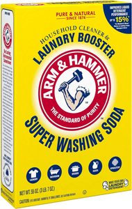 Arm & Hammer Super Washing Soda Nettoyant ménager et amplificateur de lavage, Carbonate de sodium naturel, Boîte de 55 oz - Product Image 6