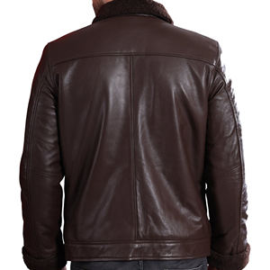 Top Rated Great Quality Men's B-3 Bomber Jackets in Real Sheepskin Leather WW2 Shearling Jackets - Product Image 2