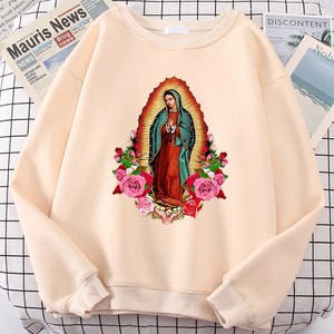 Otoño hombres personalizados Hip Hop Streetwear con capucha cuello redondo sudadera fuera del hombro impresión Digital bordado poliéster - Product Image 2