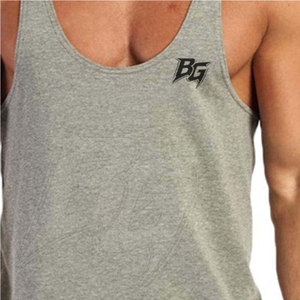 Camiseta sin mangas de punto casual de color liso personalizada al por mayor, 100% algodón, transpirable, ecológica, de secado rápido, para deportes, de corte bajo - Product Image 5