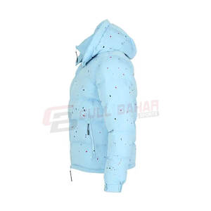 Veste bouffante pour hommes en plein air avec remplissage alternatif en duvet et poignets élastiques Veste bouffante lourde pour hommes - Product Image 2