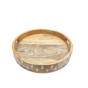 Marbre blanc de qualité supérieure en gros en vrac forme ronde dîner assiette de service à la main personnalisé en vrac - Product Image 6