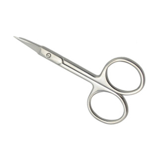 Tijeras de aseo de acero inoxidable afiladas y rectas, recortador de piel muerta de uñas de cutícula de precisión delgada, mango de plástico para diestros - Product Image 6