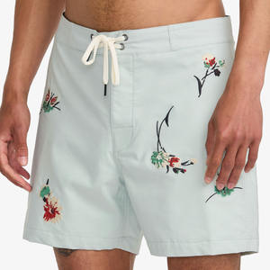 Shorts de bain personnalisés avec logo, tissu extensible à séchage rapide pour hommes, tailles plus grandes - Product Image 5