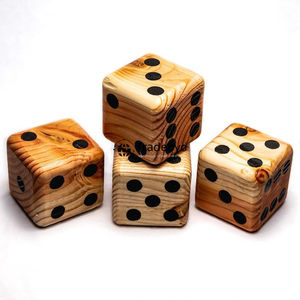 ชุดลูกเต๋าไม้ธรรมชาติทรงหลายเหลี่ยม (7 ชิ้น) ลูกเต๋าทำมือรักษ์โลกสำหรับเกม RPG บนโต๊ะ จาก Tradebyd - Product Image 2