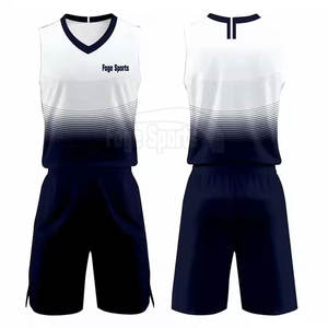 Uniformes de Voleibol Deportivos de Exterior de Secado Rápido y Transpirables de Poliéster 100% con Impresión de Logotipo Personalizado de Alta Calidad - Product Image 1