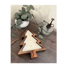 Bougeoir Bol à Pâte en Bois Décoration de Table de Qualité Impressionnante pour la Maison et le Mariage Nouvelle Arrivée Assiettes Personnalisées - Product Image 5