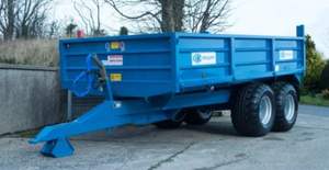 NUEVO Remolque agrícola de 4 toneladas Remolque de tractor volquete hidráulico de 2 ejes - Product Image 2