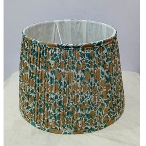 Abat-jour écologique fait à la main en forme de cône en tissu de lin de luxe avec cadre durable enduit de poudre éclairage doux pour une décoration moderne - Product Image 1