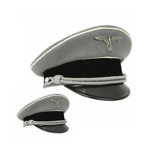 หมวกกัปตันเครื่องแต่งกายหมวกนักบินเรือยอชท์อุปกรณ์เสริมหมวกปรับขนาดได้หมวกแก๊ปยอดเยี่ยม - Product Image 4