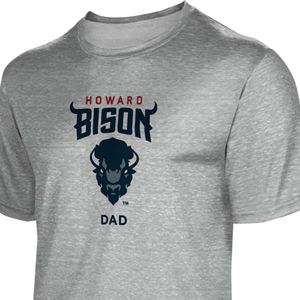 Camiseta Howard University BISON Dad personalizada HBCU Father Apparel Logotipo frontal Tela de punto transpirable Técnicas impresas formales - Product Image 3