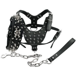 สายจูงสุนัขหนังนิ่มแข็งแรงทนทานปรับได้และมีสไตล์ทำด้วยมือขายส่งในอินเดีย - Product Image 4