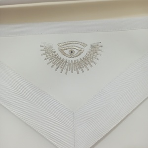 BORDADO MASONIC MASTER MASON DELANTAL BLANCO HSE - Product Image 4