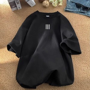 เสื้อยืดโอเวอร์ไซส์สำหรับผู้ชายเสื้อยืดผ้าฝ้ายสีขาว5XL ลำลองฤดูร้อนพิมพ์ลายแฟชั่นสำหรับผู้ชาย - Product Image 4