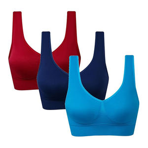 สปอร์ตบราของผู้หญิงแบบแห้งเร็วได้รับความนิยมสูงระบายอากาศได้ดี - Product Image 5