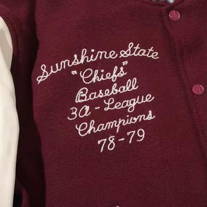 Chaqueta Letterman de Lona de Primera Calidad, Diseño Personalizado, Material Fresco, en Oferta, de Moda y a Bajo Precio para Hombre - Product Image 5