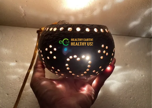 Soporte de luz de té de coco al por mayor de color Simple decorativo de lujo con vela/portavelas de candelita de Eco2go Vietnam - Product Image 2