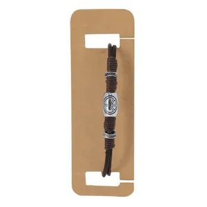 Braccialetto in Pelle Personalizzato Luco per Gadget, Braccialetti Promozionali - Product Image 1