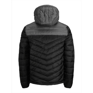 Best Selling Waterproof Puffer <b>Jackets</b> Men OEM/ODM Services Unique Design Canvas Fabric Stand Collar Winter <b>Pattern</b> - Product Image 2