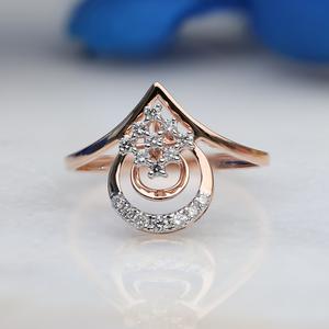 Bague de fiançailles en diamant rond en or 14K cultivé en laboratoire élégance intemporelle alliance de style classique bagues fines certifiées IGI - Product Image 5