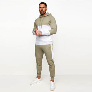 Conjunto Deportivo de Invierno para Hombre, 2 Piezas, 100% Algodón, Felpa, Transpirable, Ropa Deportiva Informal de Manga Larga para Correr - Product Image 4