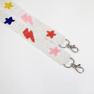 Correa de Cuentas Hecha a Mano para Mujer, Accesorio de Moda de Lujo con Cuentas de Perlas de Cristal de Alta Calidad, Correa Elegante para Bolsos - Product Image 1