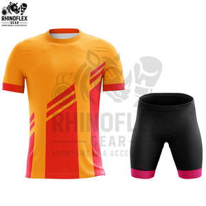 Combinaisons de cyclisme respirantes 100% polyester, vente en gros, prix de gros, style personnalisé, nouveau style, uniforme de cyclisme pour hommes, maillot - Product Image 3