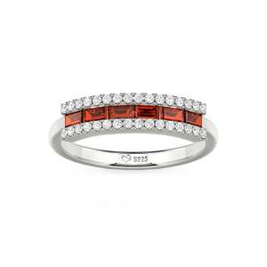 Bague Jeulia Classic Sapphire Invisible en argent sterling - Product Image 3