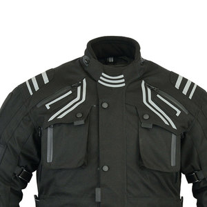 Nouveau design OEM confortable, vestes textiles moto coupe-vent en tissu doux et respirant pour hommes, vêtements d'équitation - Product Image 5