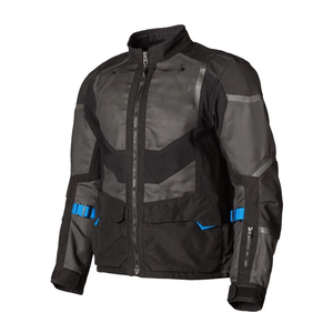 Chaqueta de protección para motocicleta Touring gris claro de muesca superior para hombre, chaquetas textiles Cordura impermeables/a prueba de viento para motocicleta - Product Image 3