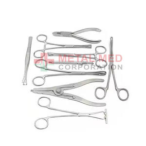 Ensemble d'outils de perçage corporel Kit d'outils de perçage professionnel en acier inoxydable Poinçon dermique Piercing par Metal Med Corporation - Product Image 1
