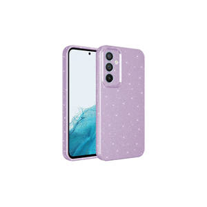 Étui de protection en silicone de luxe avec motif marbre scintillant, style Ins, pour Samsung Galaxy S24 Plus - Série Netzy SAFA 11 Pro - Product Image 1