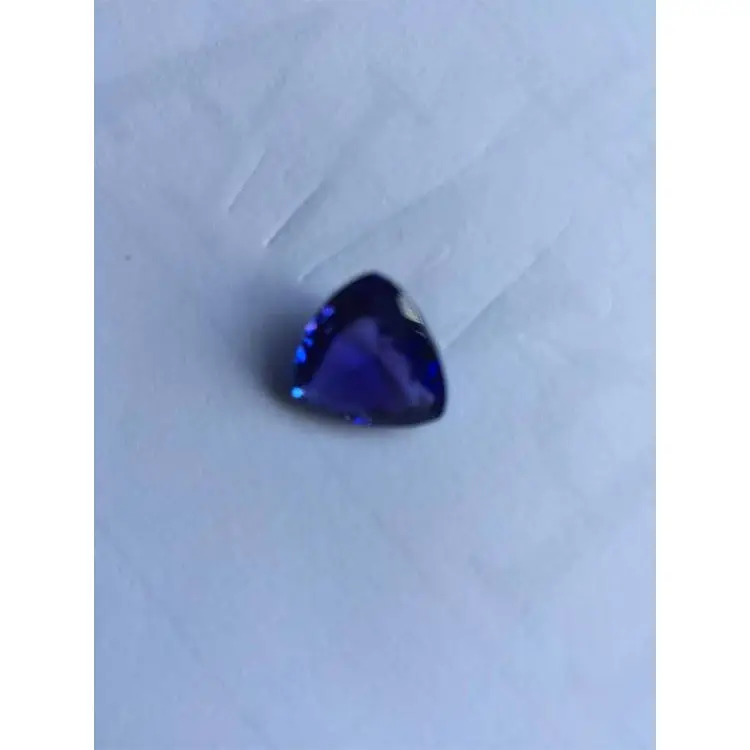 Tanzanite naturelle 10mm pierre taillée à facettes ronde Tanzanite Top bijoux gemmes Tanzanite bleu foncé