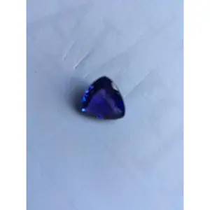 Natural Tanzanite 10 milímetros rodada facetada cortar pedra Tanzanite Top jóias gemas azul escuro Tanzanite