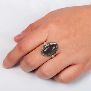 Superventas diseño clásico nueva llegada 925 joyería de piedras preciosas de plata esterlina anillo de labradorita Natural para mujer regalo de fiesta - Product Image 5