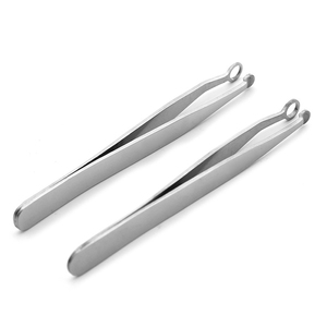 Pinzas de corte de depilación de Nariz de acero inoxidable de alta calidad con punta redonda - Product Image 4