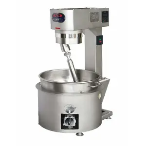 台湾20升烹饪搅拌机电动/燃气蒸汽加热搅拌机豆沙酱水壶搅拌机