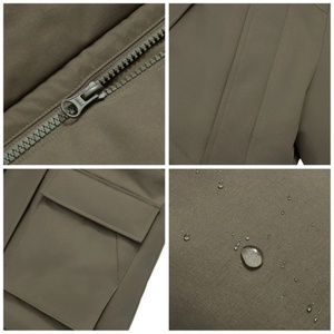 <span class=keywords><strong>Veste</strong></span> parka à capuche respirante pour femmes, pour le <span class=keywords><strong>ski</strong></span> et la neige, avec fermeture éclair, coutures scellées et imperméable 10 000 mm - Product Image 4