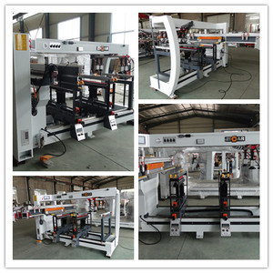 Equipo de perforación automática de tres husillos industriales ZICAR para procesamiento de madera contrachapada y MDF Máquina de perforación de tres filas - Product Image 2