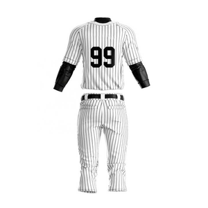 Kit d'uniforme de baseball OEM de meilleure qualité fourniture d'usine en gros conception respirante et durable pour les sports scolaires et la ligue - Product Image 6