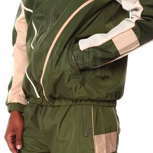 Ensemble coupe-vent à capuche en nylon/polyester respirant et écologique ensemble de deux pièces pour vêtements d'hiver - Product Image 5